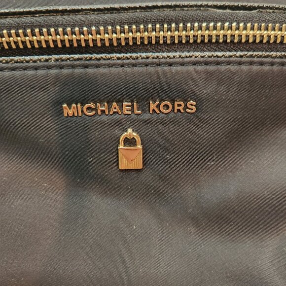 Michael Kors Black Nylon Waist/Fanny Pack With Goldtone Hardware - Picture 5 of 5